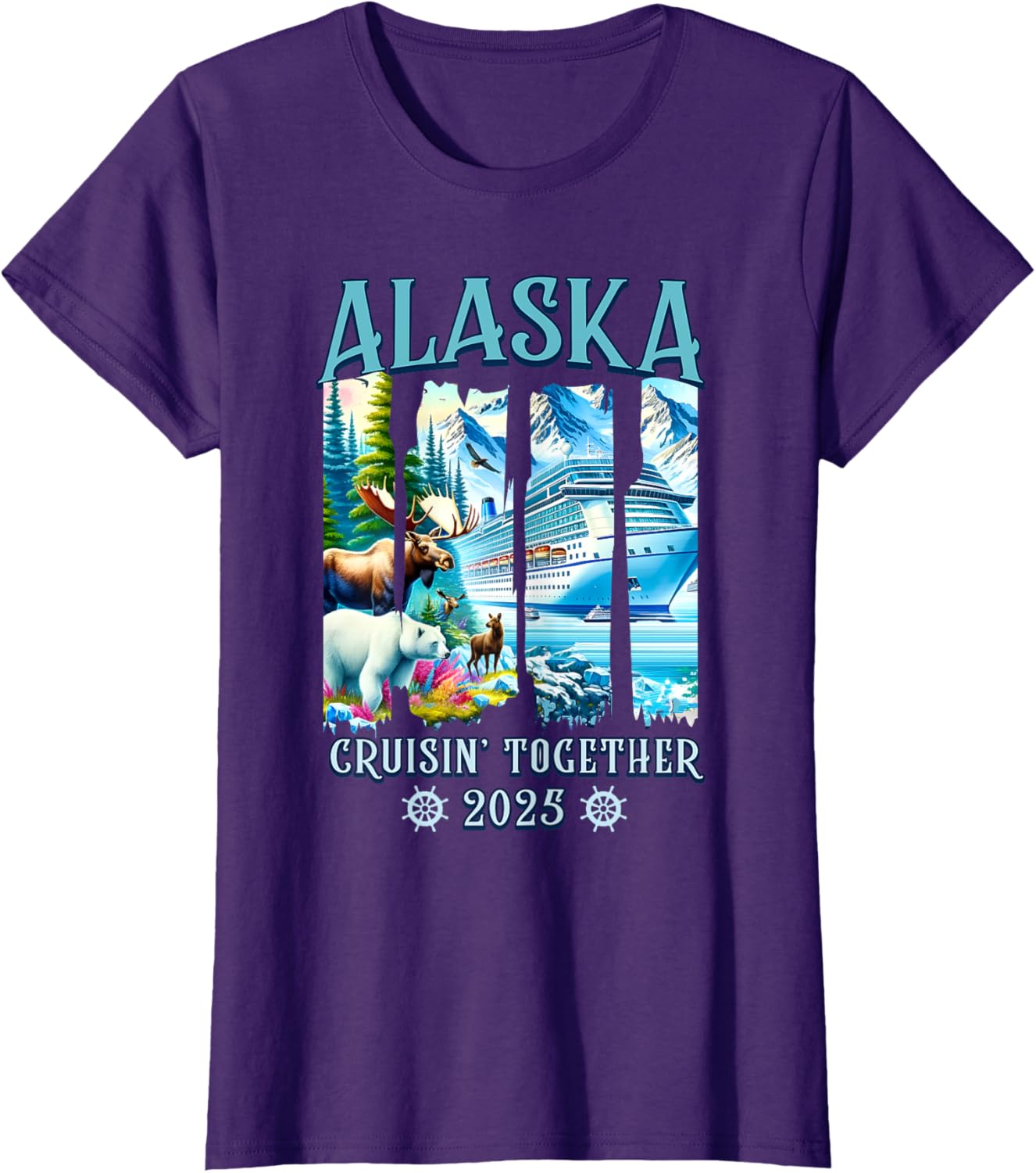 Alaska Cruising Together 2025 Matching Family Friends Group