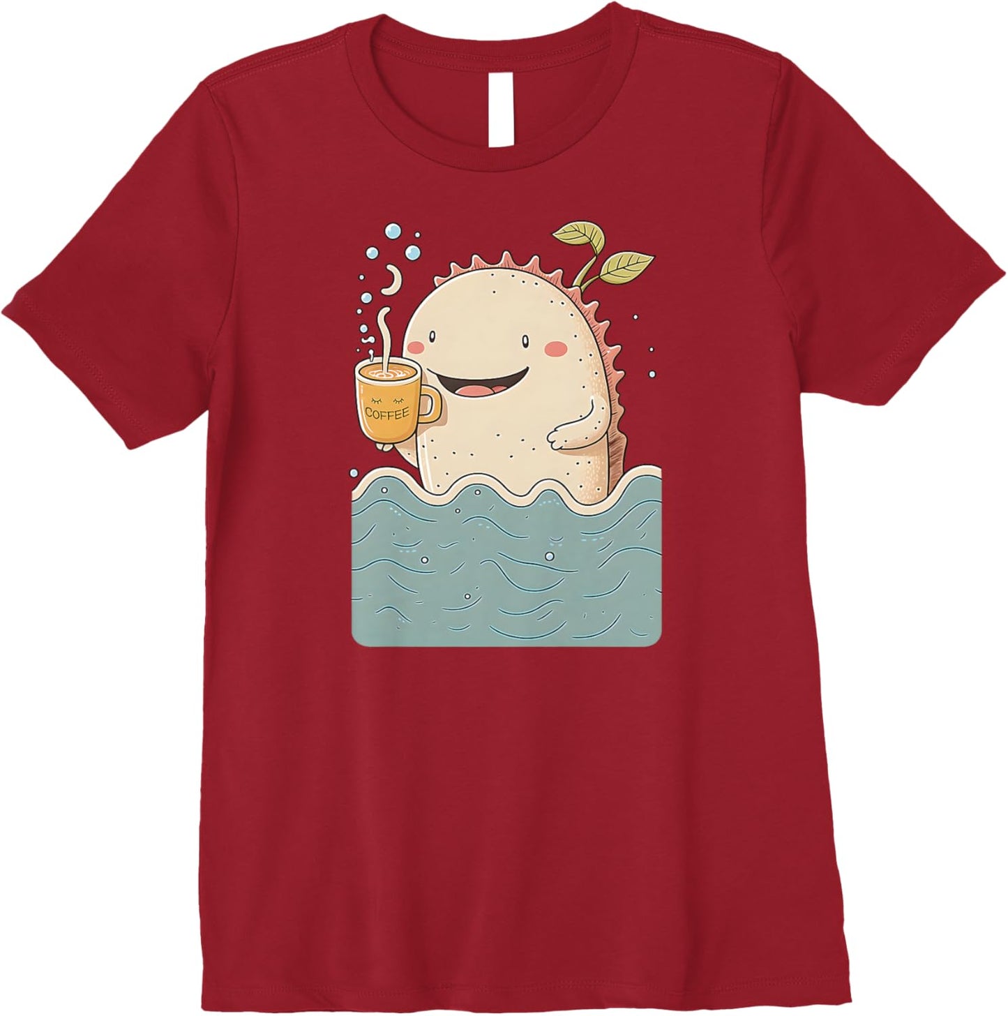 Axolotl & Coffee Kawaii Anime Funny Sea & Coffee Lovers Premium