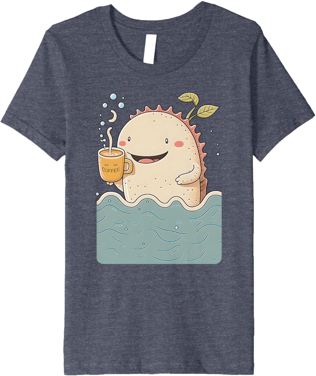 Axolotl & Coffee Kawaii Anime Funny Sea & Coffee Lovers Premium
