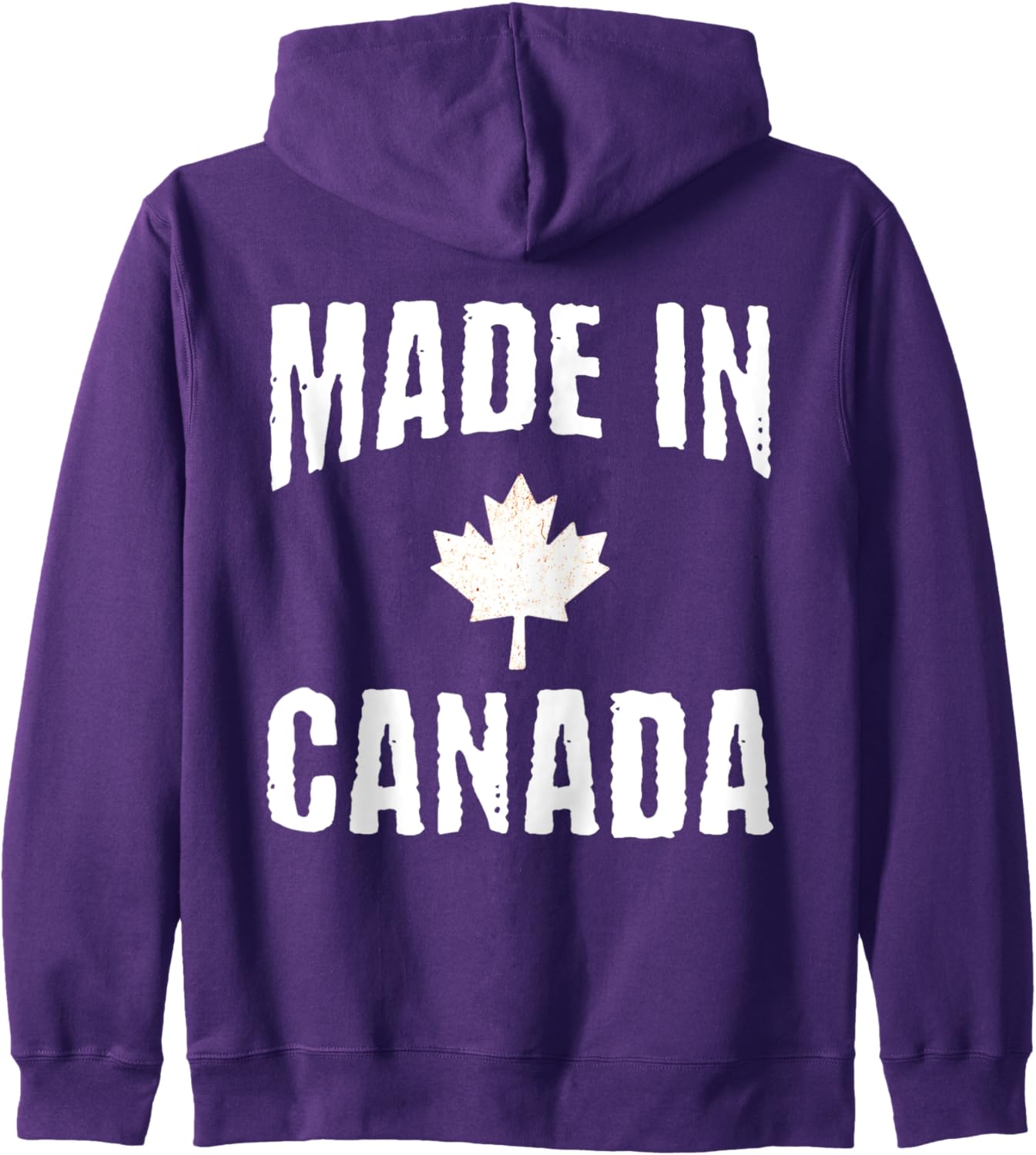 Vintage Made in Canada - Proud Canadian Heritage Canada Day Zip Hoodie