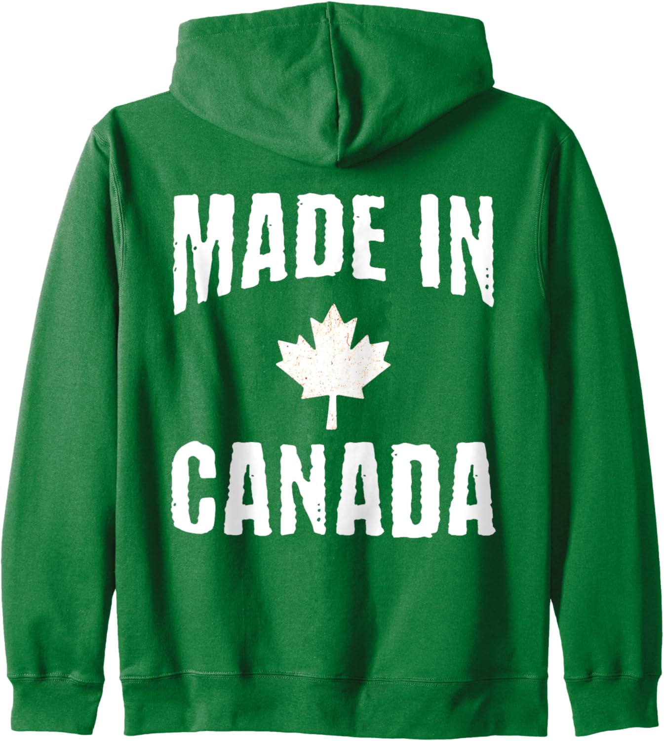 Vintage Made in Canada - Proud Canadian Heritage Canada Day Zip Hoodie