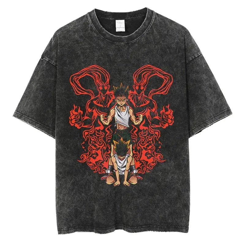 Hunter x Hunter Gon Shirt Oversized Style Anime Shirt Style011