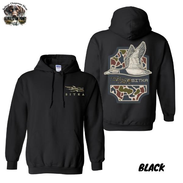 #Sitka Hoodie – Sitka Hunting Duck 2-Sided Full Color Design – Unisex Hoodie for Men & Women – Perfect for Outdoor Adventures & Hunting Enthusiasts – Team BDK - FREESHIP