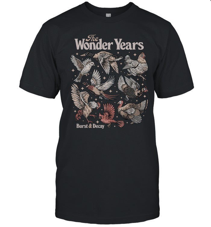 2025 T Shirt The Wonder Years Bird Collage