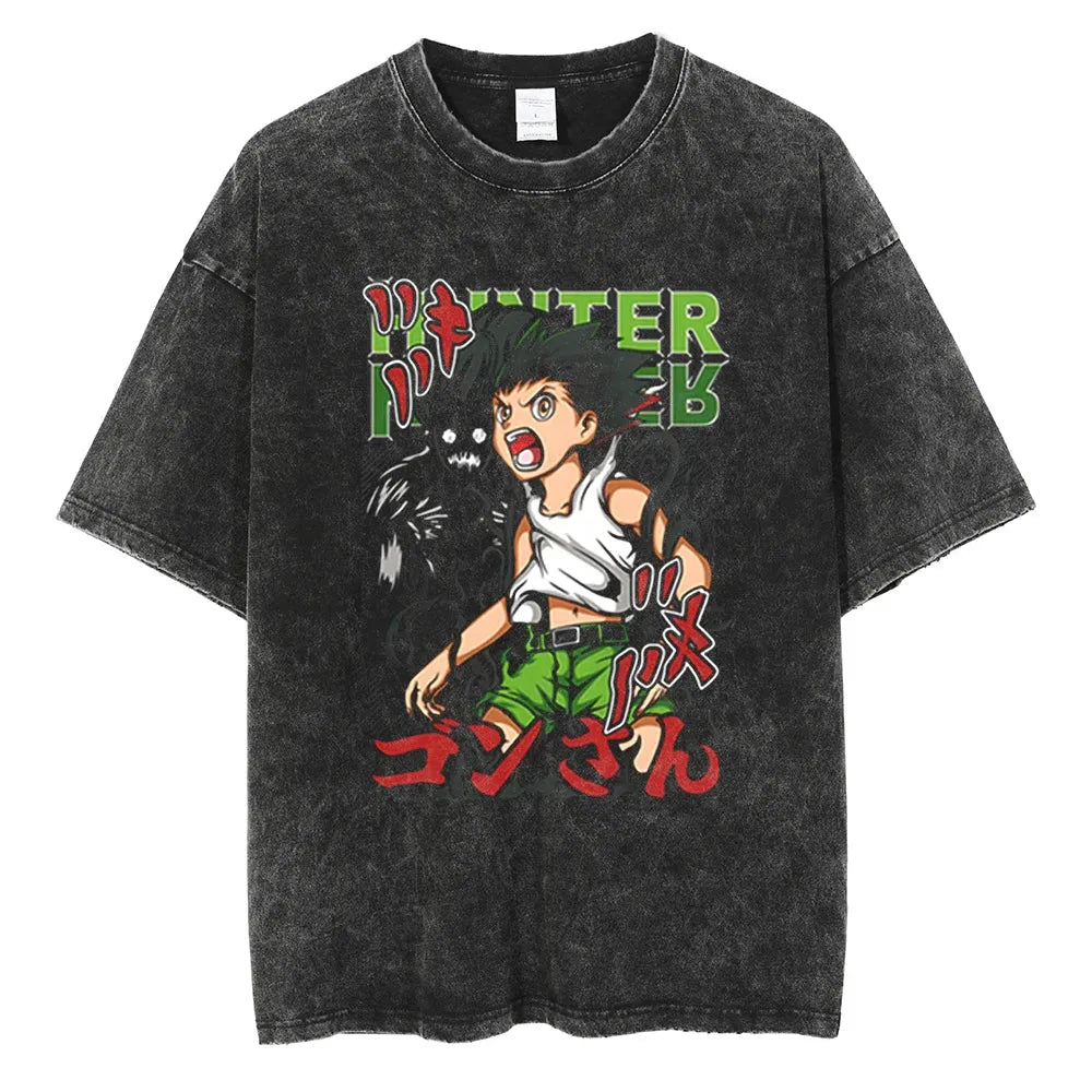 Hunter x Hunter Gon Freecs Shirt Vintage Style Anime Shirt Style001