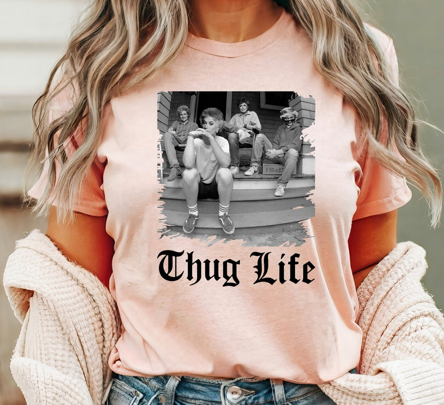 Golden Girls Thug Life - Stay Golden Shirt, Shady Pines, Picture It Sicily 1922, Stay Golden Squad, The Golden Girls fan shirt, 80's sitcom
