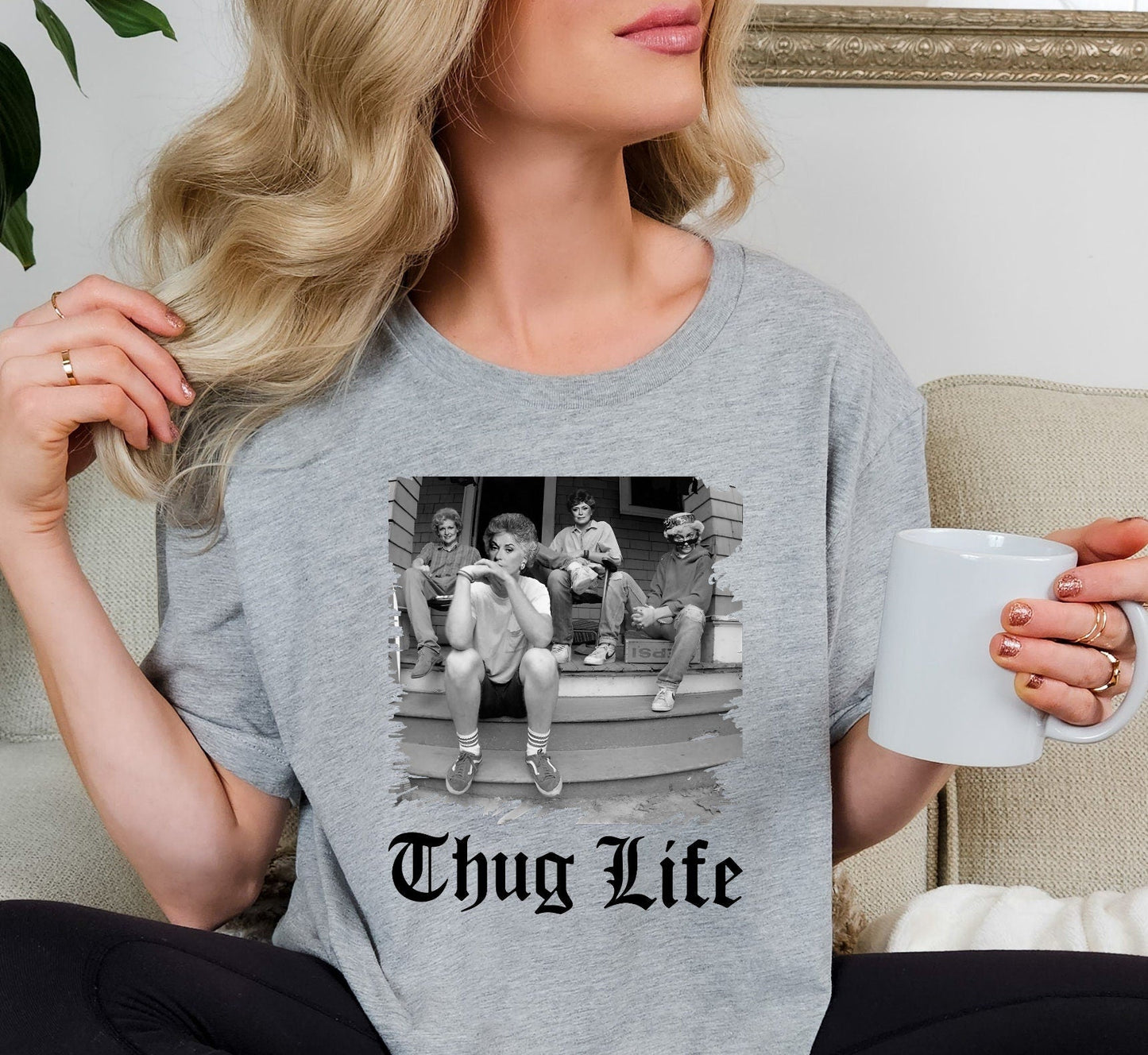 Golden Girls Thug Life - Stay Golden Shirt, Shady Pines, Picture It Sicily 1922, Stay Golden Squad, The Golden Girls fan shirt, 80's sitcom