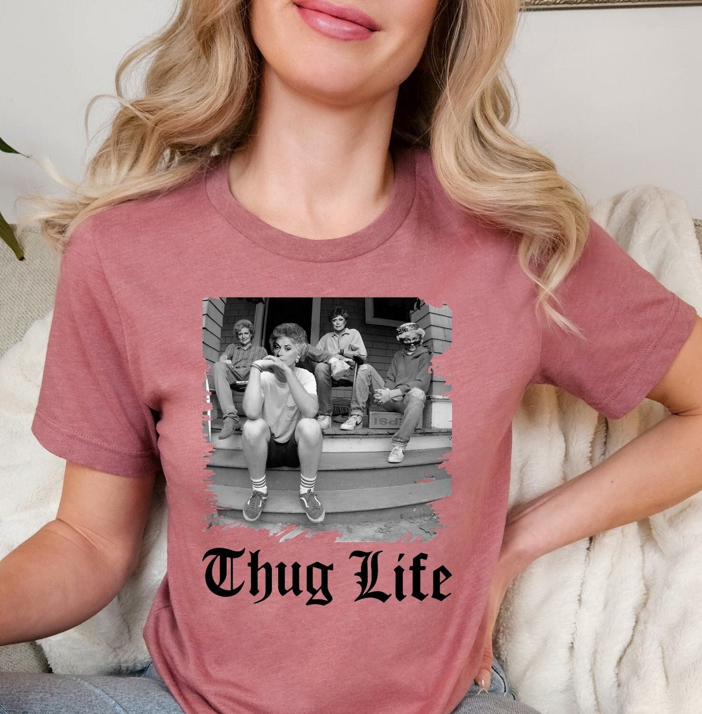 Golden Girls Thug Life - Stay Golden Shirt, Shady Pines, Picture It Sicily 1922, Stay Golden Squad, The Golden Girls fan shirt, 80's sitcom