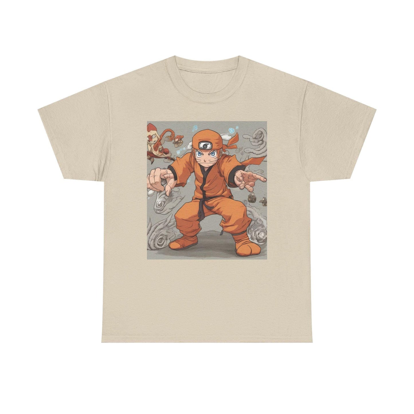 Anime Inspired Unisex Heavy Cotton Tee, Gift for Fans, Casual Wear, Graphic Tee, Lounge Shirt, Birthday Present