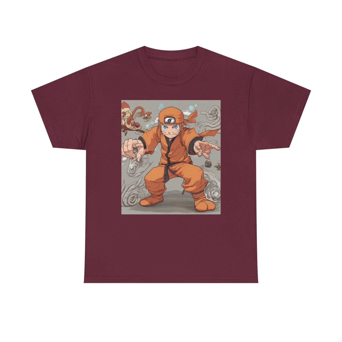 Anime Inspired Unisex Heavy Cotton Tee, Gift for Fans, Casual Wear, Graphic Tee, Lounge Shirt, Birthday Present