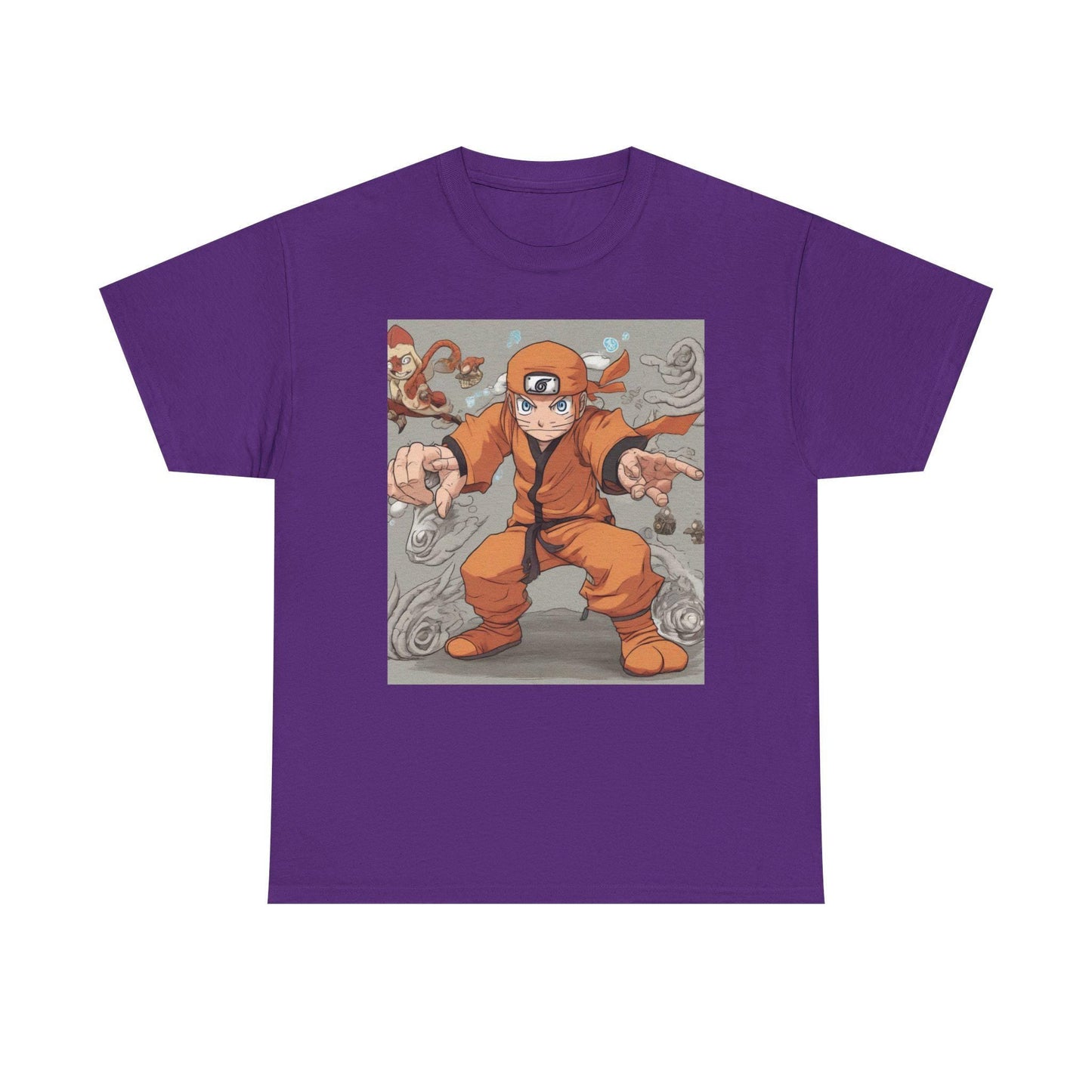 Anime Inspired Unisex Heavy Cotton Tee, Gift for Fans, Casual Wear, Graphic Tee, Lounge Shirt, Birthday Present