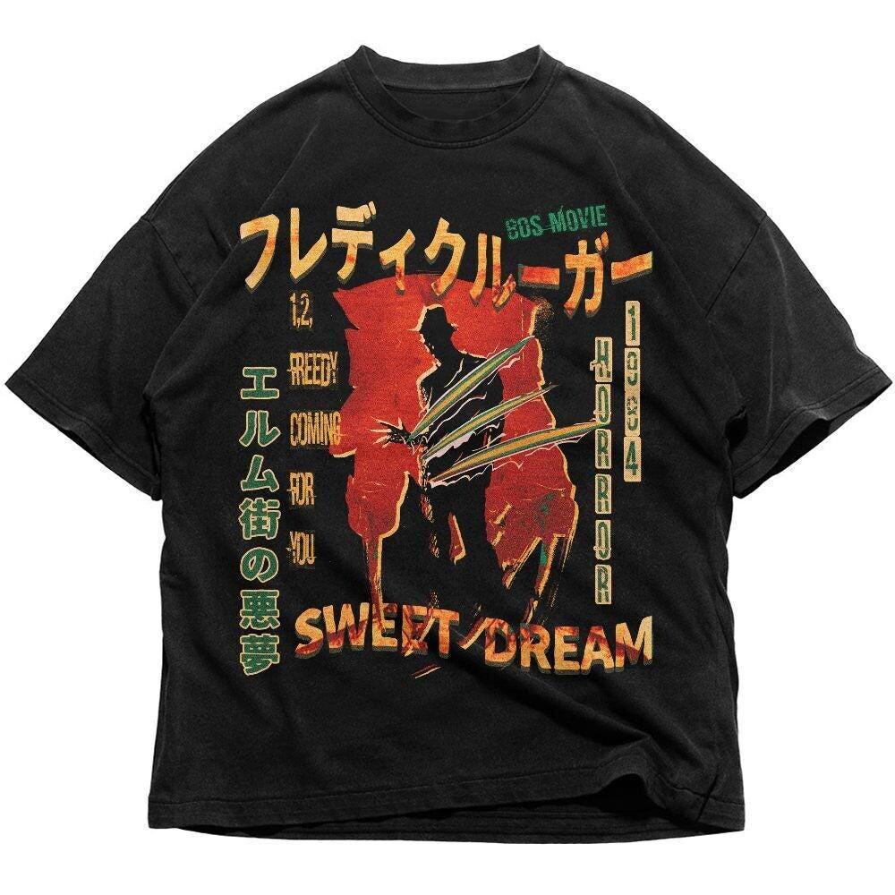 80s Nightmare Japanese Horror Shirt, Tokyo Anime Harajuku Streetwear, Weird Aesthetic Unisex Tee, Hoodie, Sweatshirt