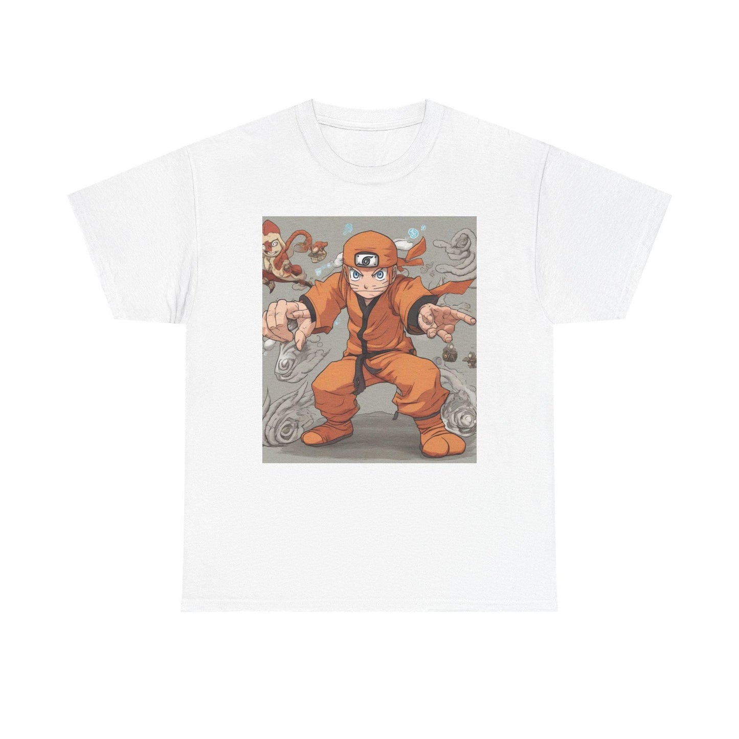 Anime Inspired Unisex Heavy Cotton Tee, Gift for Fans, Casual Wear, Graphic Tee, Lounge Shirt, Birthday Present