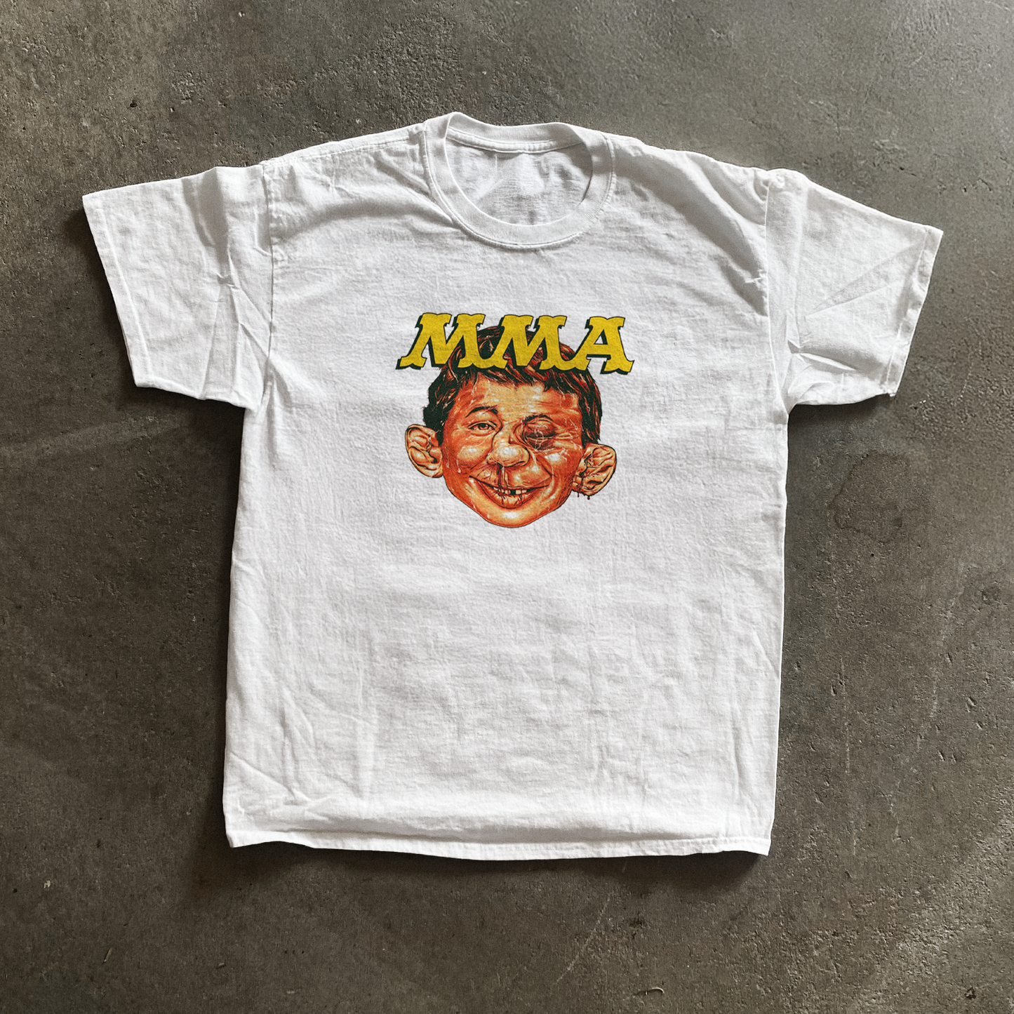 MAD 'MMA' MAGAZINE VINTAGE WHITE T-SHIRT
