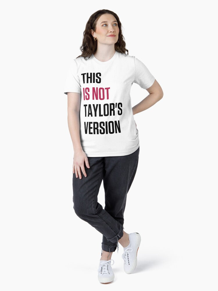 THIS IS NOT TAYLOR’S VERSION TAYLOR SWIFT ERAS TOUR EUROPE LEG RED T-SHIRT Essential T-Shirt