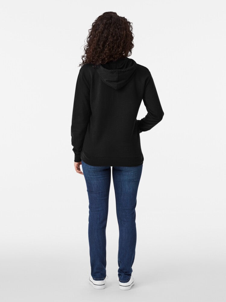 Cute Neon Violet Fairy Wings Graphic Lightweight Hoodie