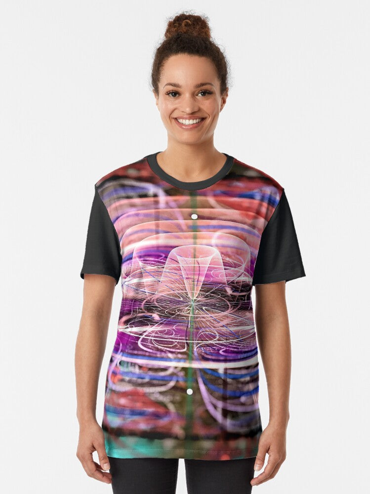 Wave at the Particles, Honey Graphic T-Shirt