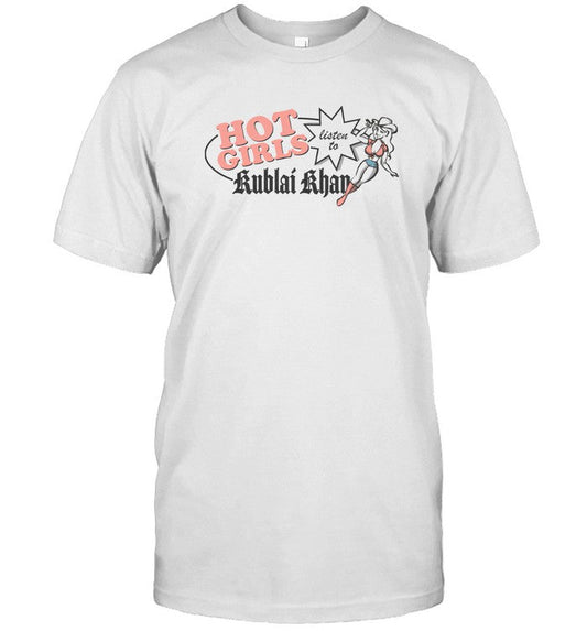 2025 Hot Girls Listen to KKTX White Limited T Shirt