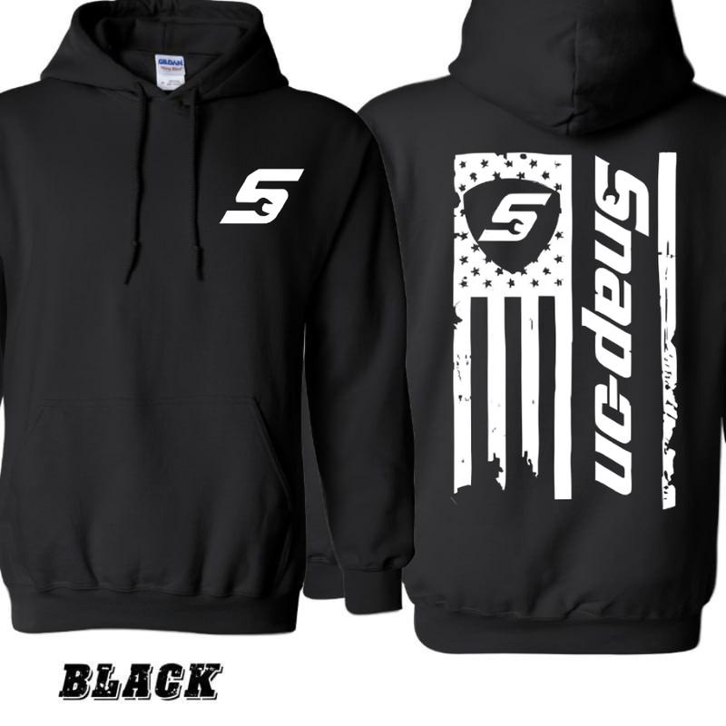 #SNAP-ON Hoodie â€“ Distressed American Flag Design with Snap-On Tools Logo â€“ Durable and Stylish Hoodie for Tool Enthusiasts â€“ Unisex for Men and Women