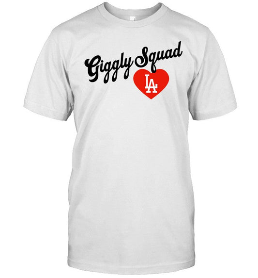 2025 T Shirt Giggly Squad Love LA
