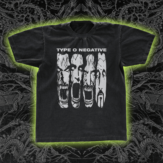 Type O Negative Merch Type O Negative Faces T-Shirt Awesome Mother's Day Gifts 2025