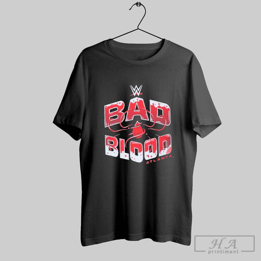 2025 Bad Blood Atlanta Summerslam Wwe Event Logo Shirt
