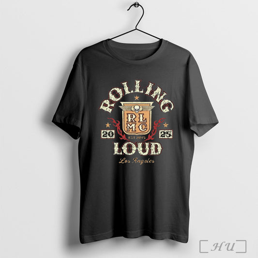 2025 Rolling Loud La 25 Moto Crest T Shirt Sweatshirt