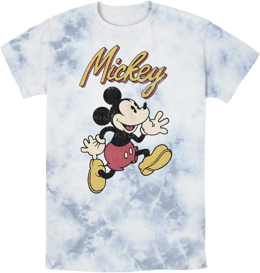 Disney Characters Vintage Mickey Young Men's Short Sleeve Tee Shirt