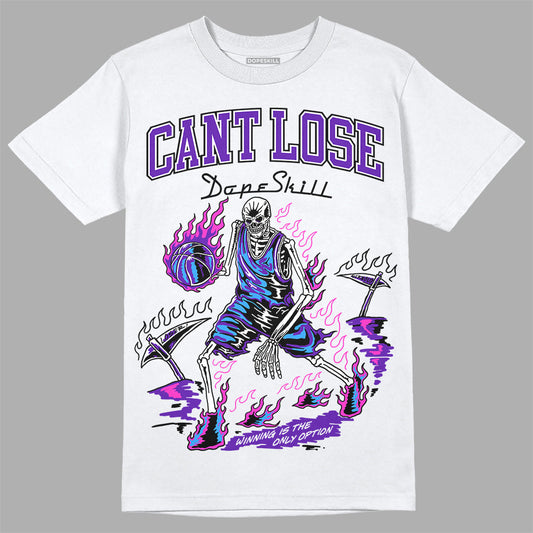 Dunk Purple Championship Court White DopeSkill T-Shirt Cant Lose Graphic