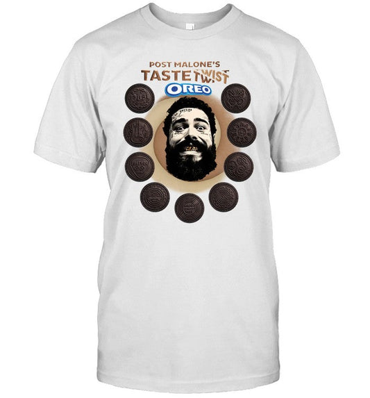 2025 New Post Malone x Oreo Taste Twist T-Shirt