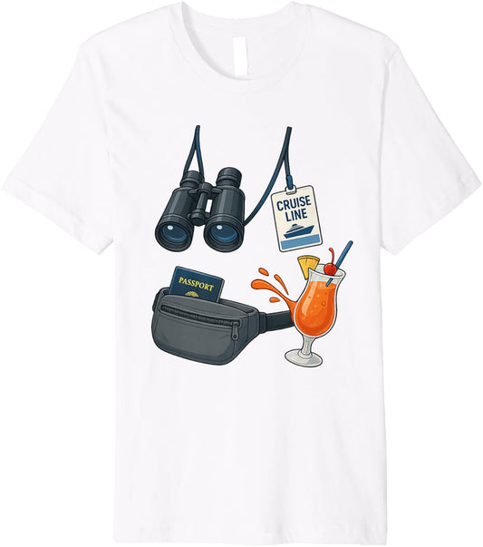 Funny Cruise Vacation Tourist, Spirit Wear Premium