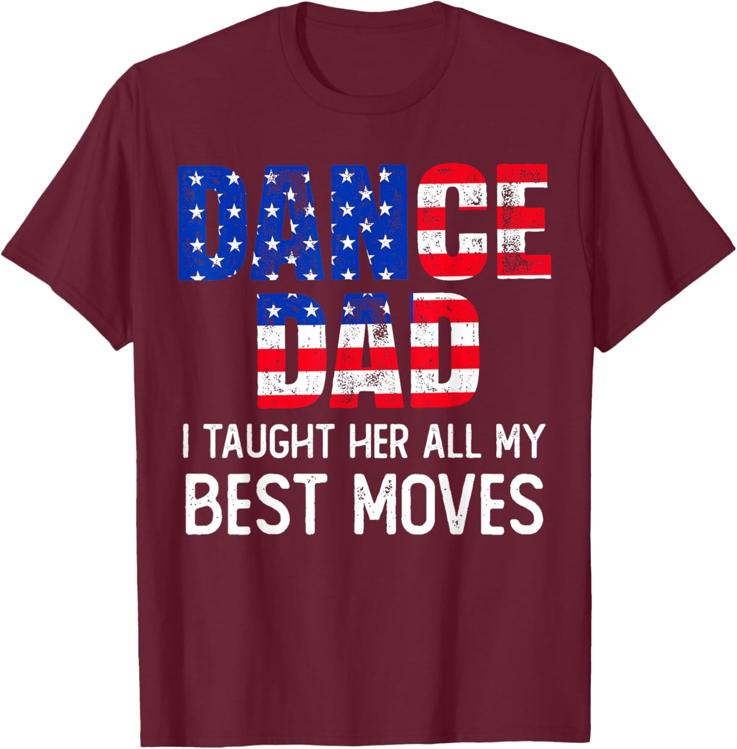 Fathers day Dad Dance Mens American Flag Dancing 4th of July