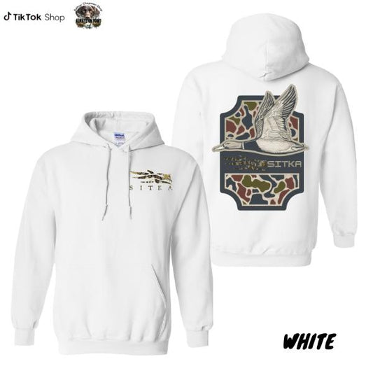 #Sitka Hoodie â€“ Sitka Hunting Duck 2-Sided Full Color Design â€“ Unisex Hoodie for Men & Women â€“ Perfect for Outdoor Adventures & Hunting Enthusiasts â€“ Team BDK - FREESHIP