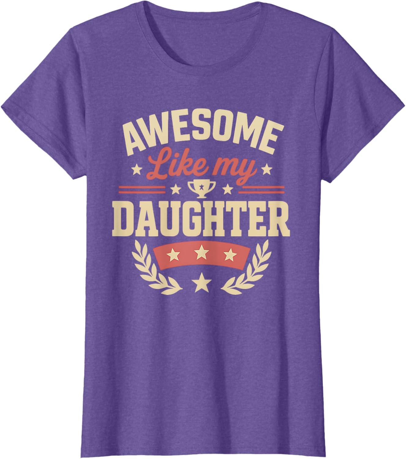 Fathers Day Shirt Men Awesome Like My Daughter Funny Dad