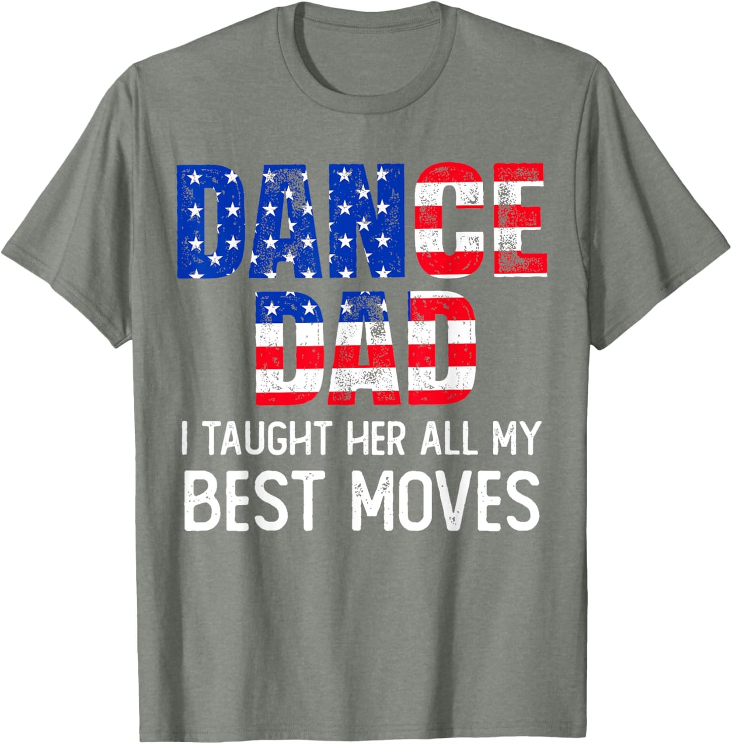 Fathers day Dad Dance Mens American Flag Dancing 4th of July