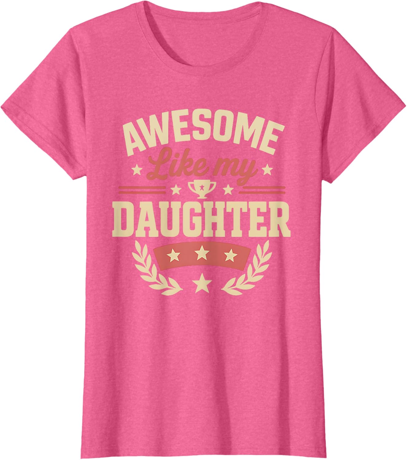 Fathers Day Shirt Men Awesome Like My Daughter Funny Dad