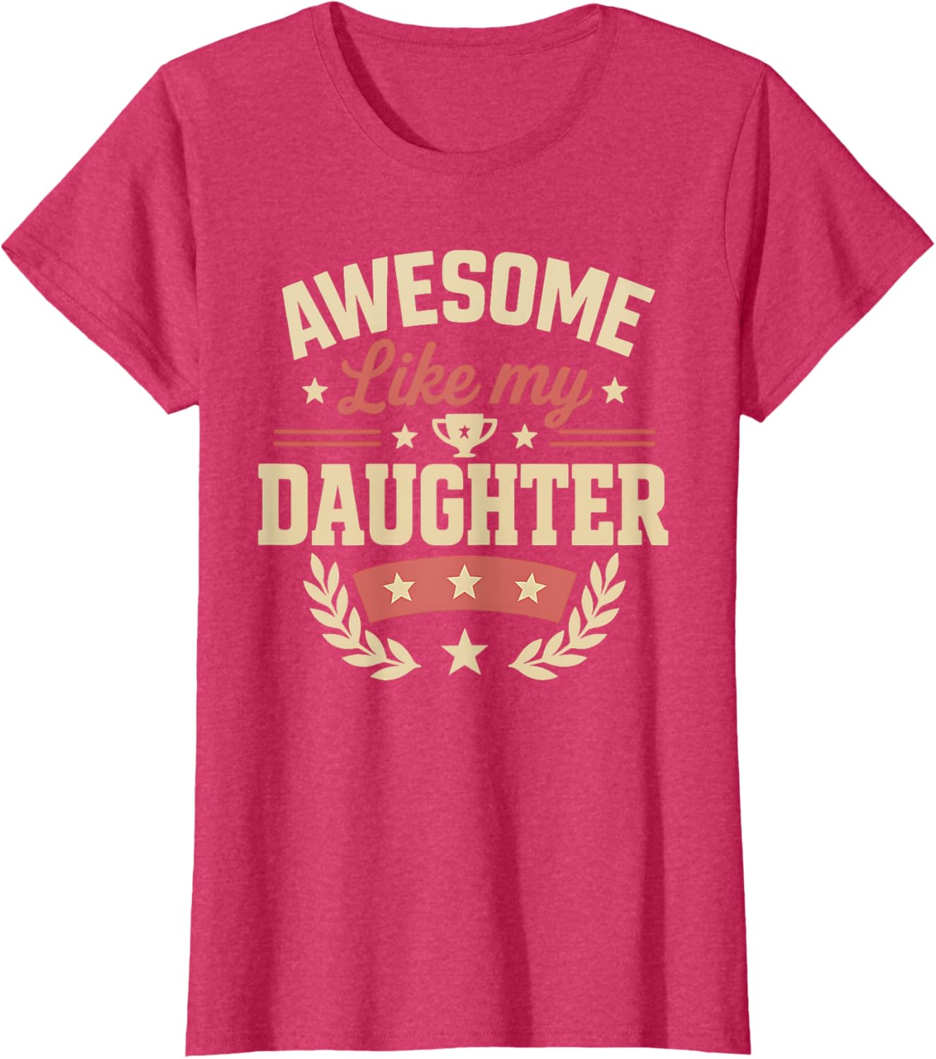 Fathers Day Shirt Men Awesome Like My Daughter Funny Dad