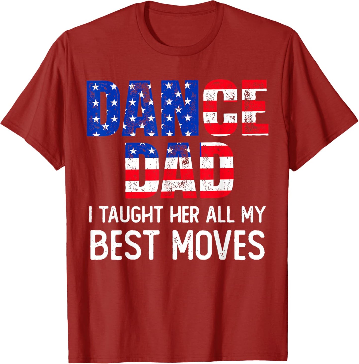 Fathers day Dad Dance Mens American Flag Dancing 4th of July