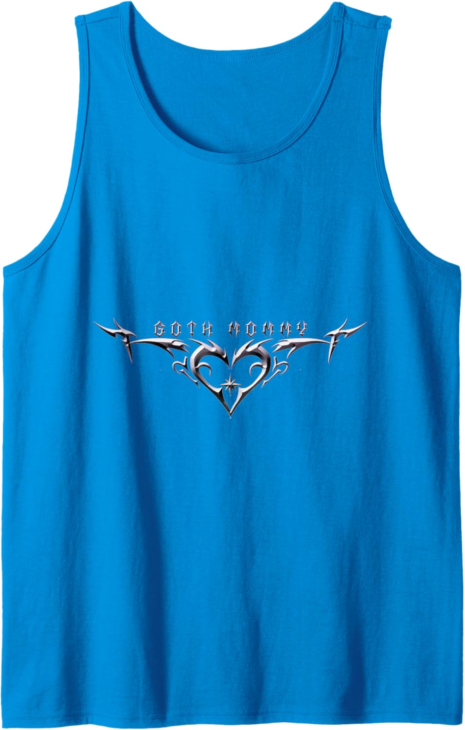 "Goth Mommy" Heart Tribal Heart Love Tattoo Aesthetic Tank Top