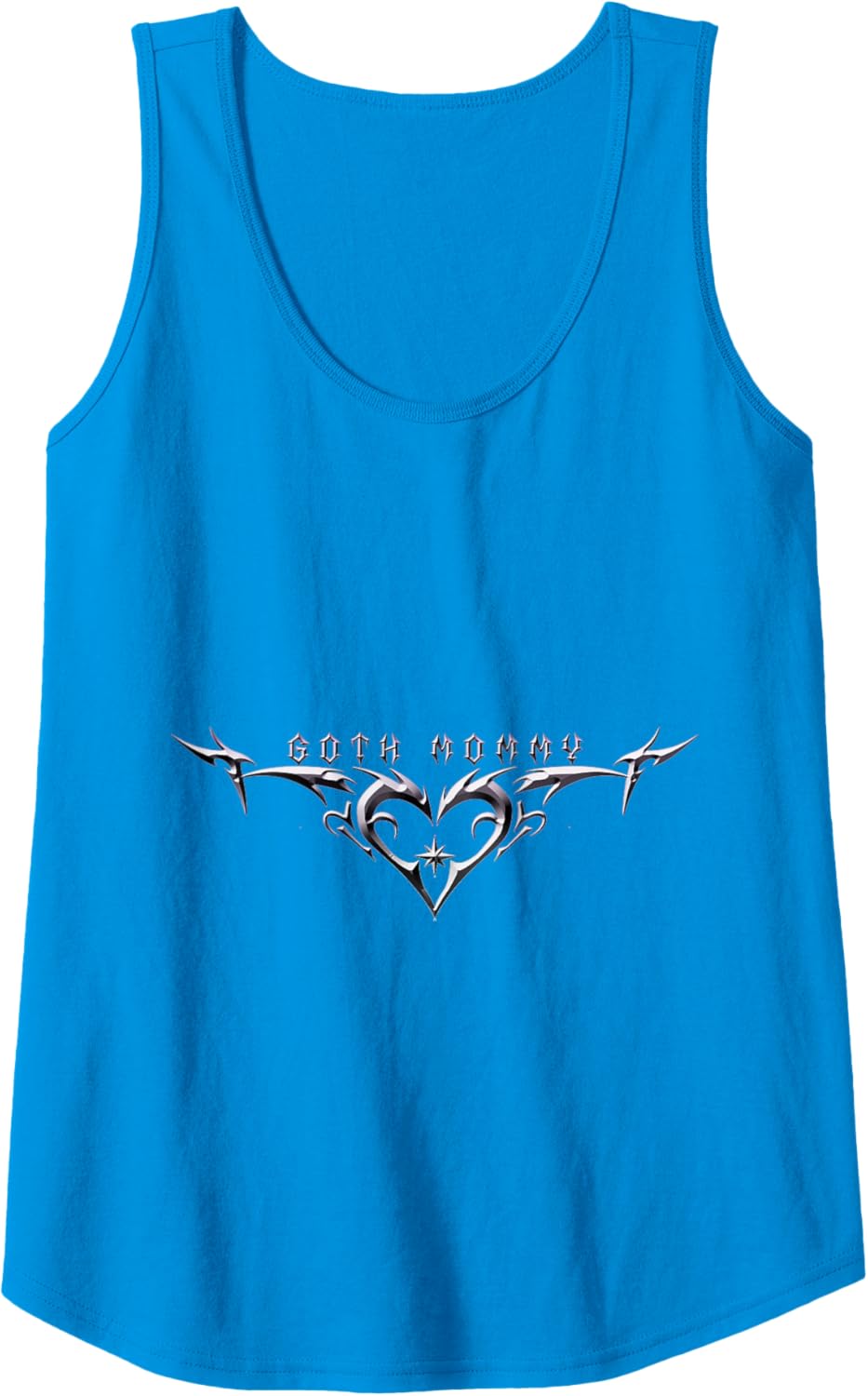 "Goth Mommy" Heart Tribal Heart Love Tattoo Aesthetic Tank Top