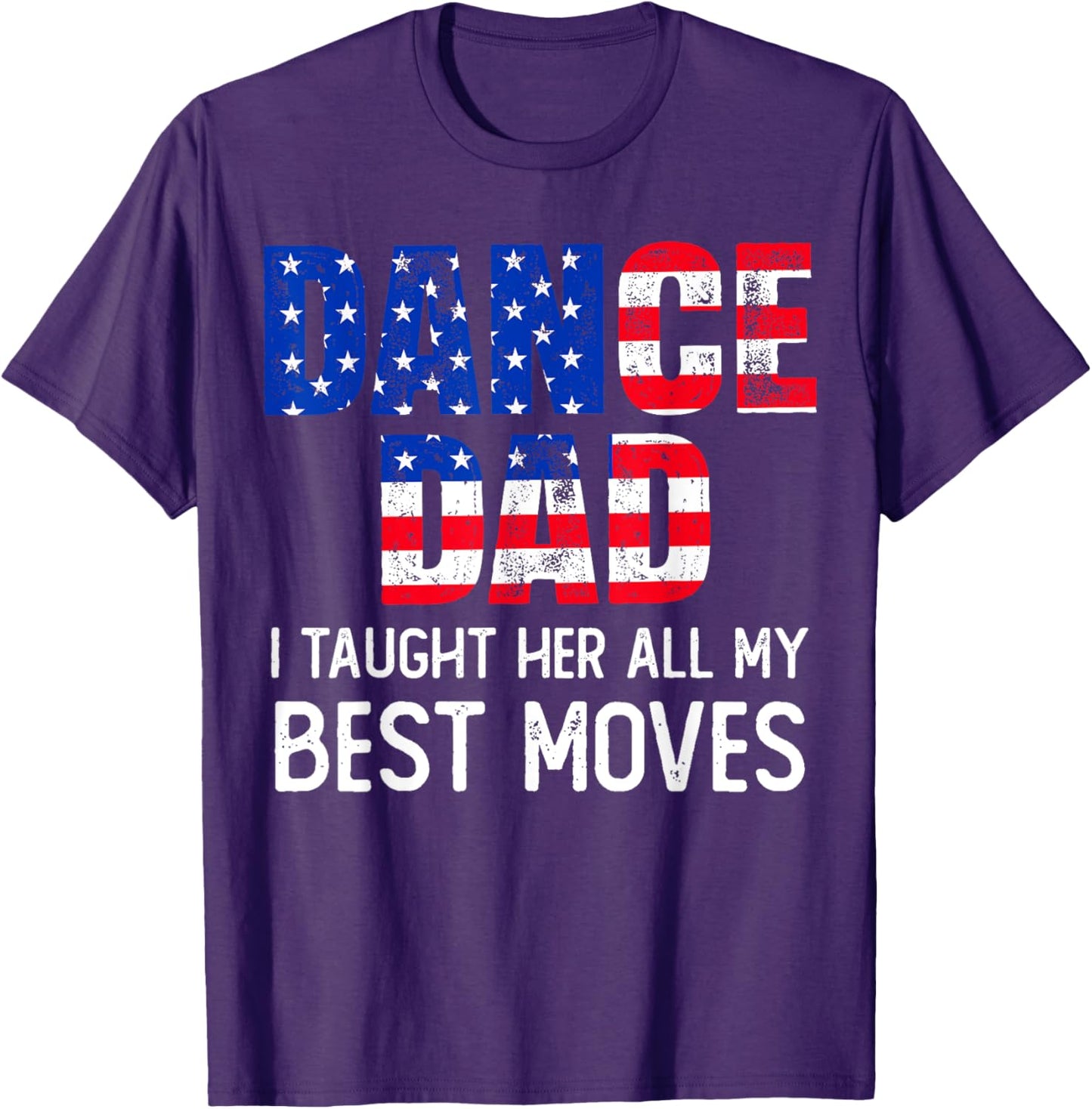 Fathers day Dad Dance Mens American Flag Dancing 4th of July