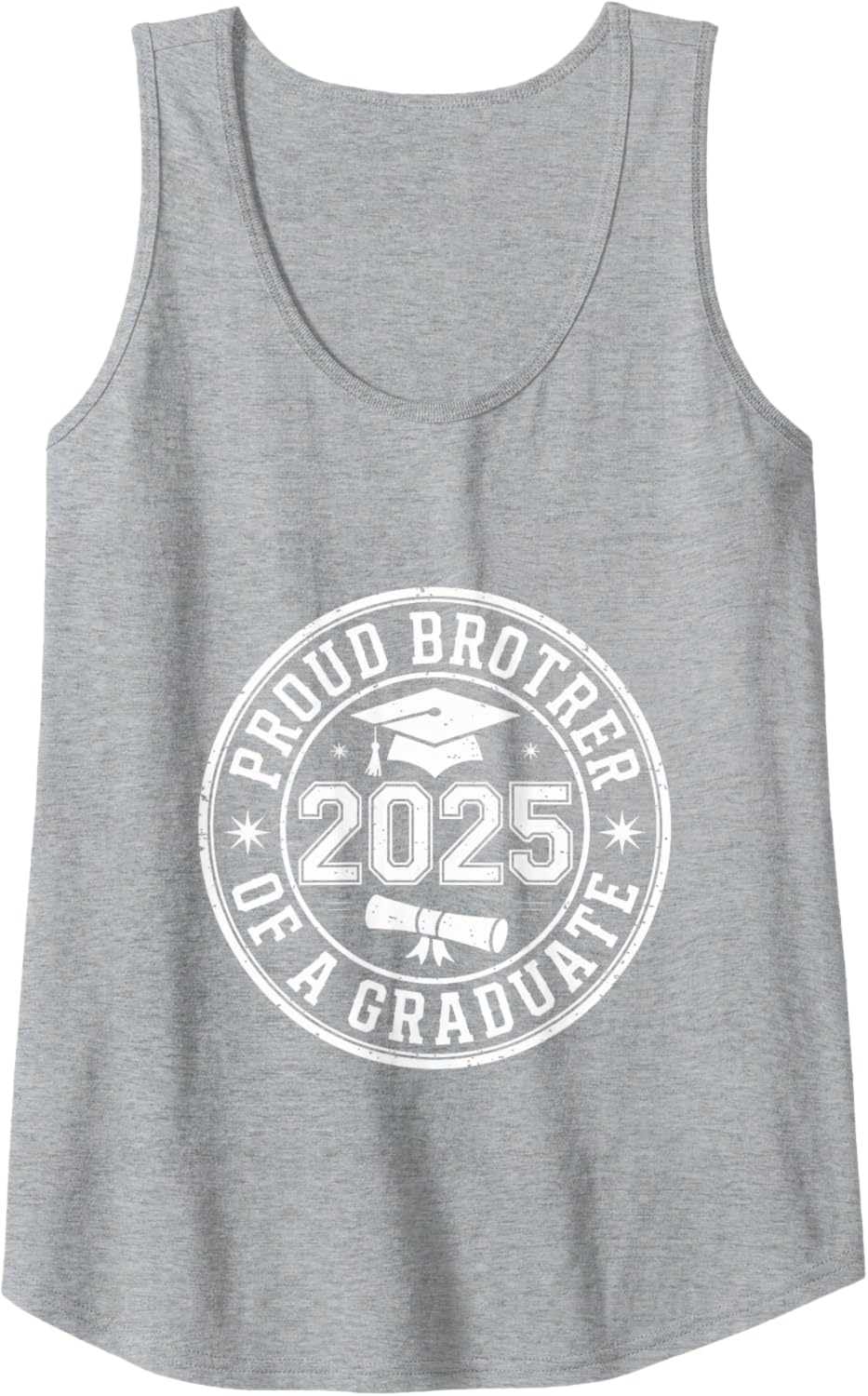 2025 Graduation Proud Brother Supportive Family Art Tank Top