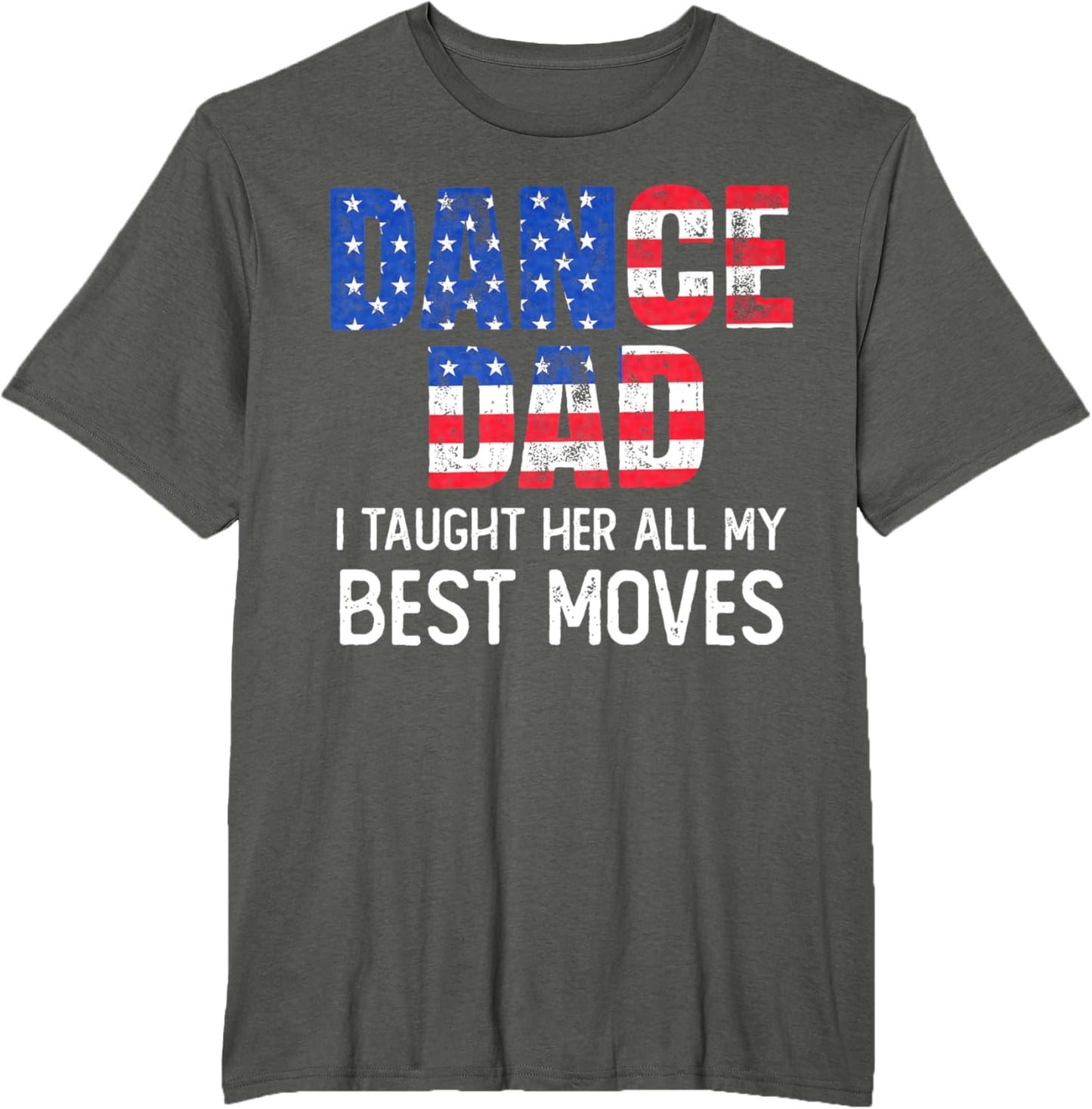 Fathers day Dad Dance Mens American Flag Dancing 4th of July