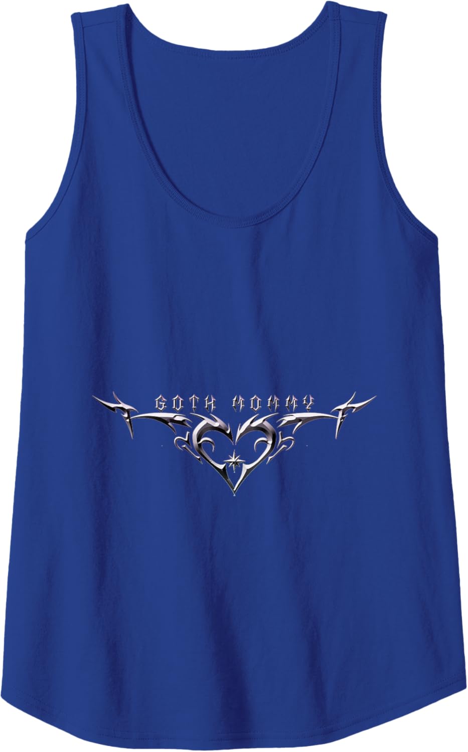 "Goth Mommy" Heart Tribal Heart Love Tattoo Aesthetic Tank Top