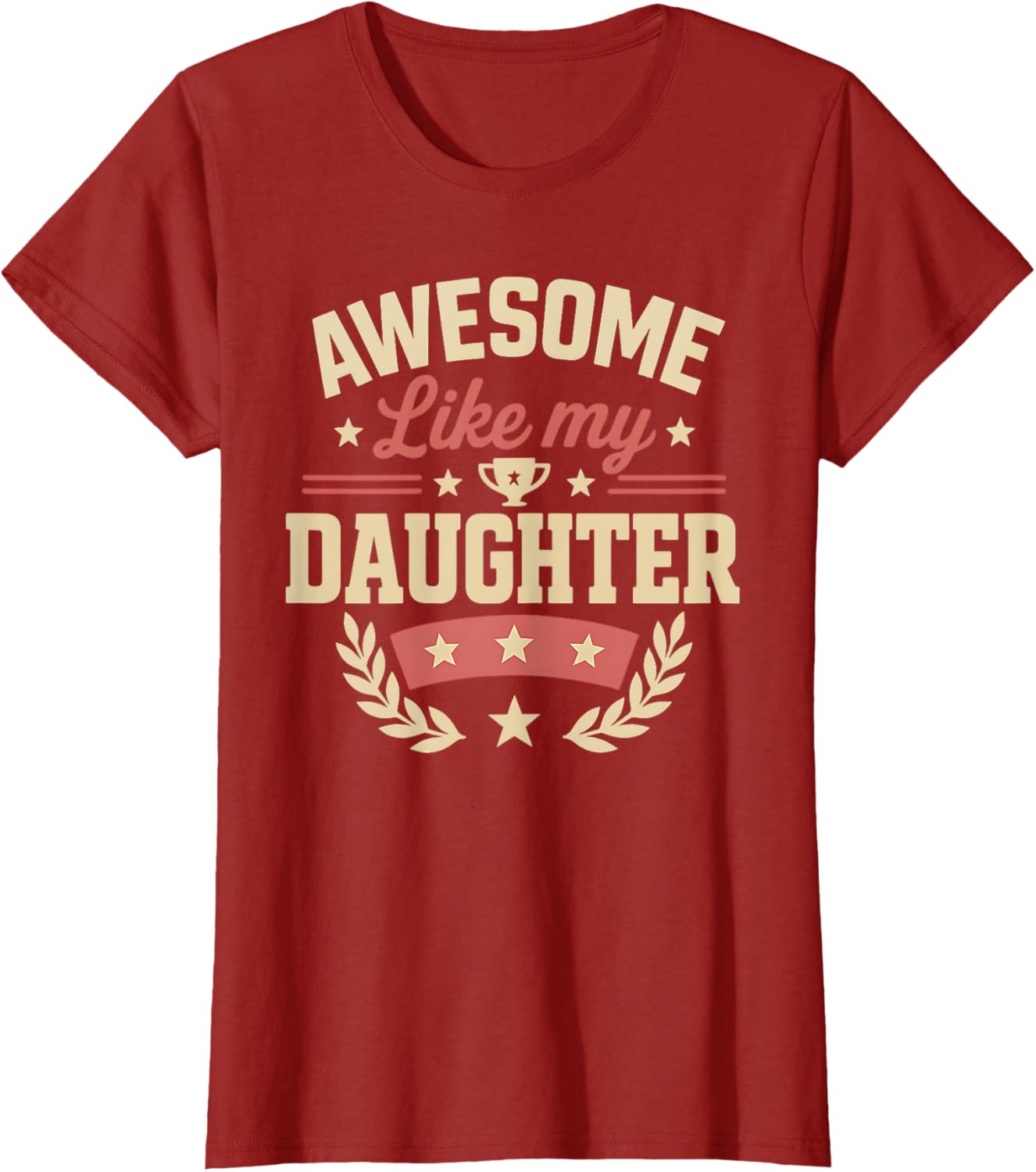 Fathers Day Shirt Men Awesome Like My Daughter Funny Dad