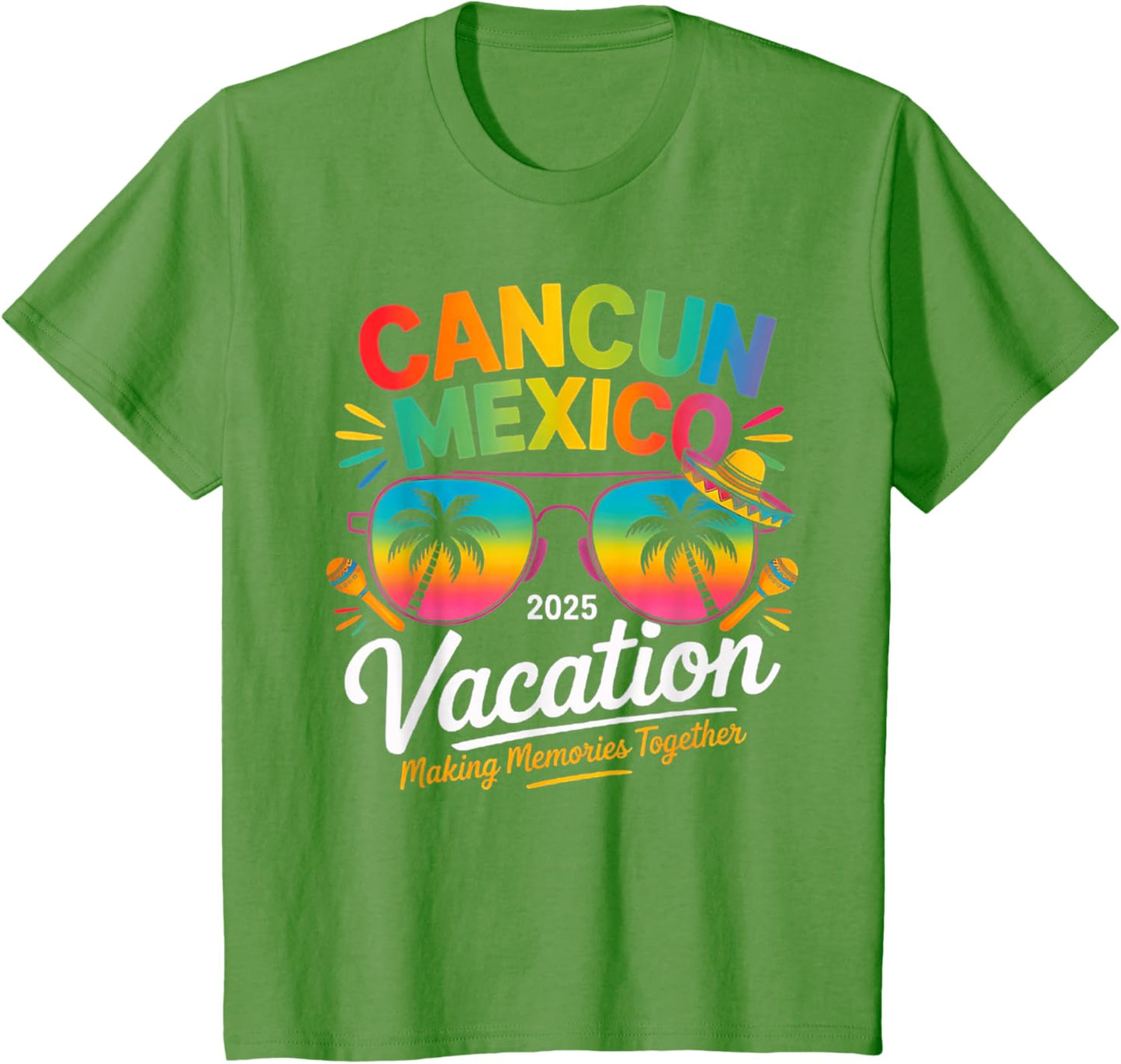 Cancun Mexico Vacation Beach 2025 Trip Group Squad Colorful