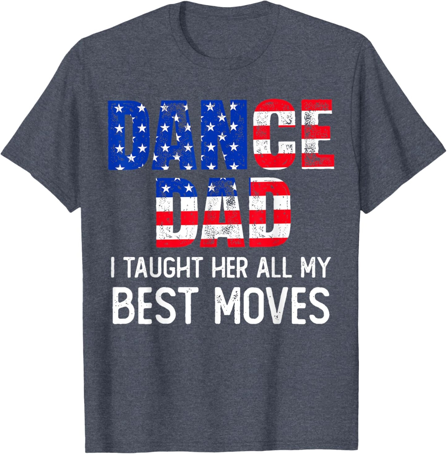 Fathers day Dad Dance Mens American Flag Dancing 4th of July