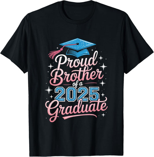 2025 Graduation Proud Brother Supportive Family Art