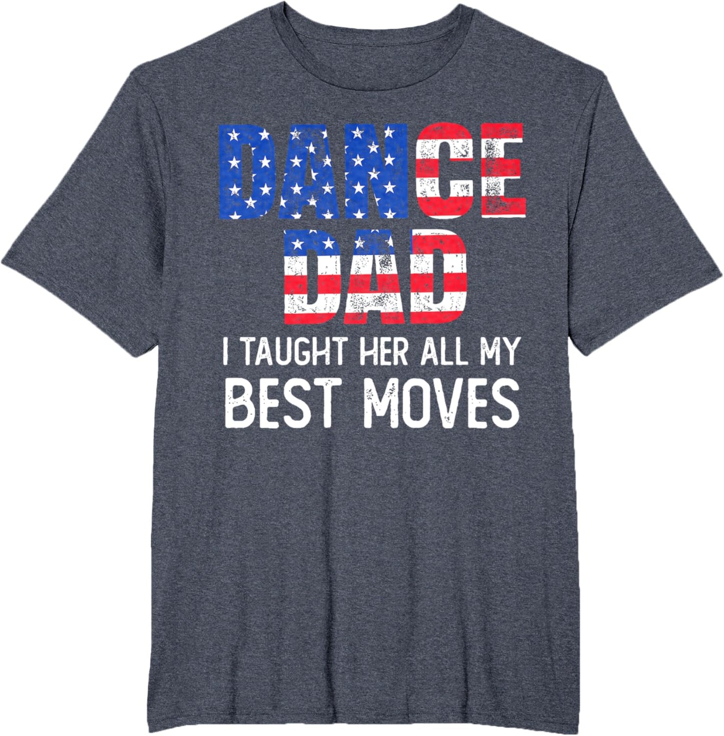 Fathers day Dad Dance Mens American Flag Dancing 4th of July
