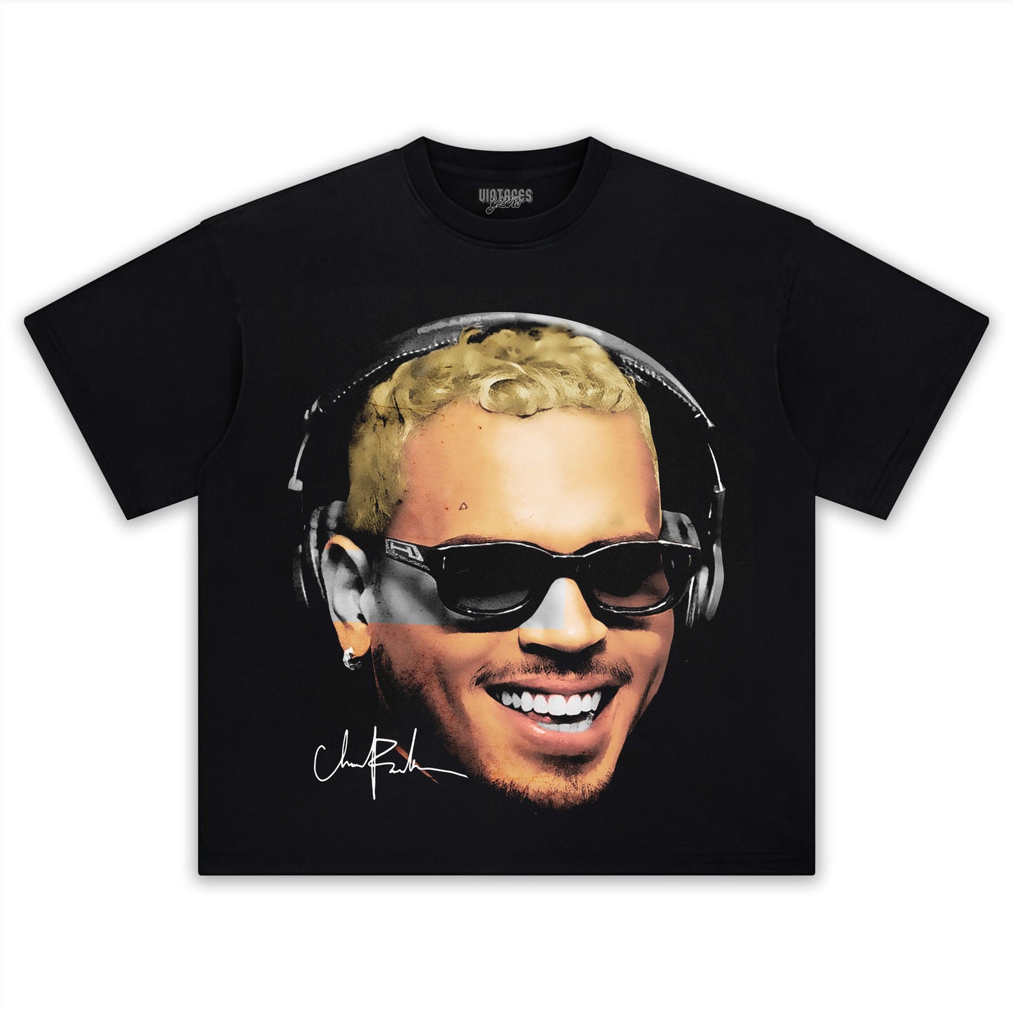 CHRIS BROWN 2025 BIG FACE TEE Style001